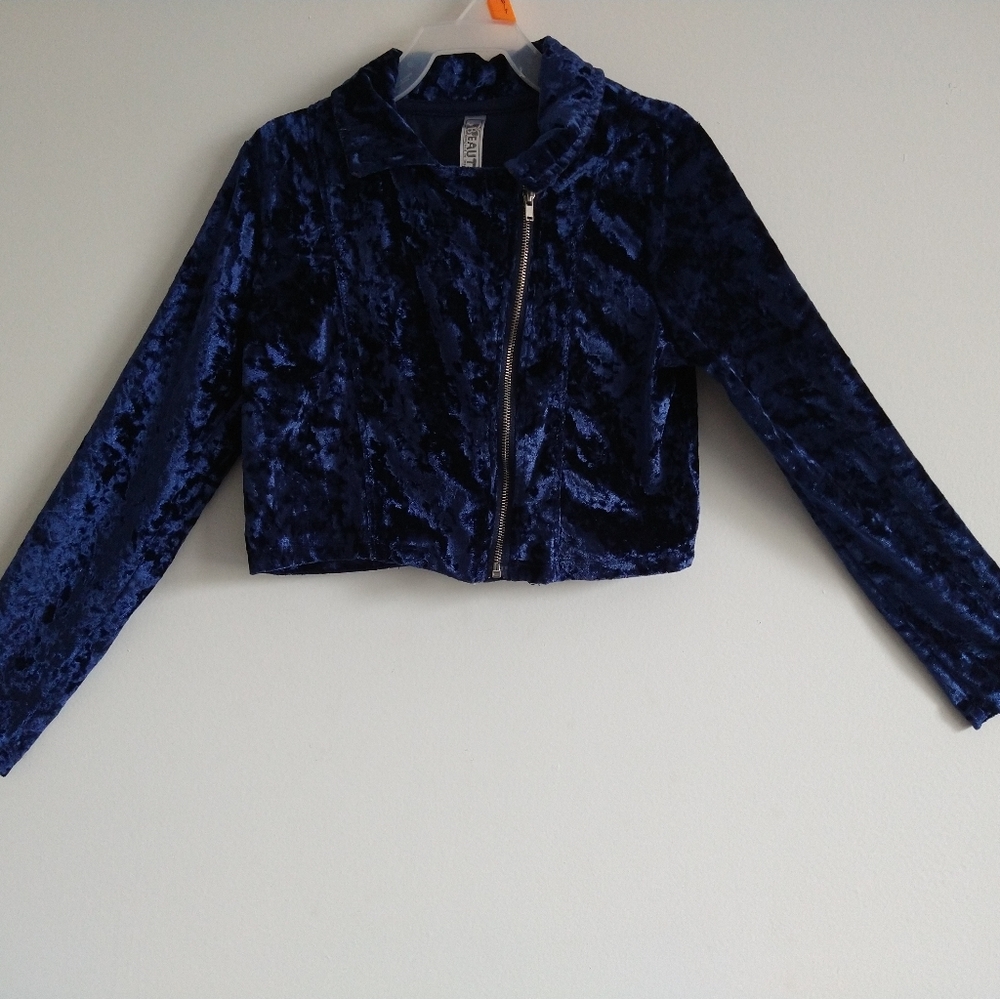 🇺🇲Beautees Jacket: Navy blue Jackets  Outerwe